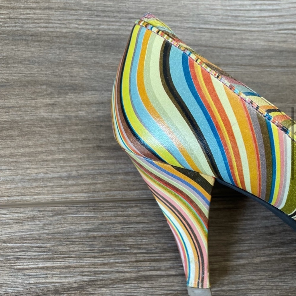 Paul Smith Swirl Striped Vintage Pumps | 41 - Picture 5 of 13